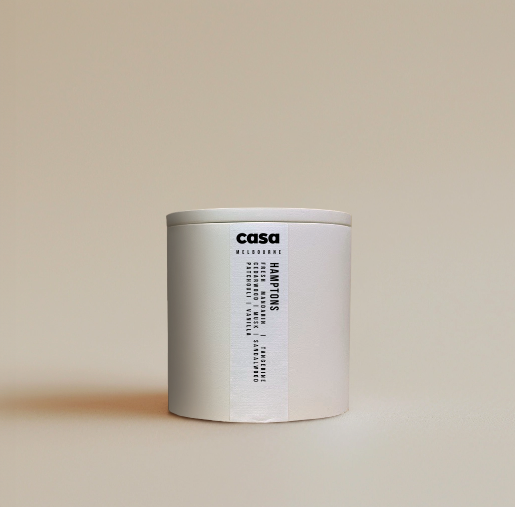 Hamptons Concrete Candle